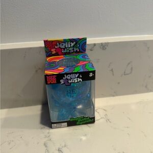 Needoh Jellyfish blue Super Solid Squish Toy